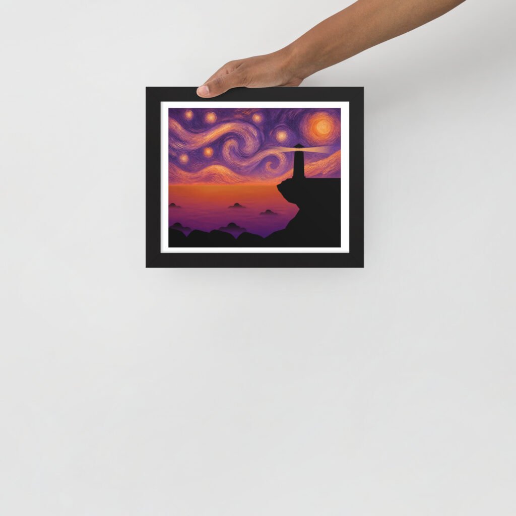 Purple Starry Night