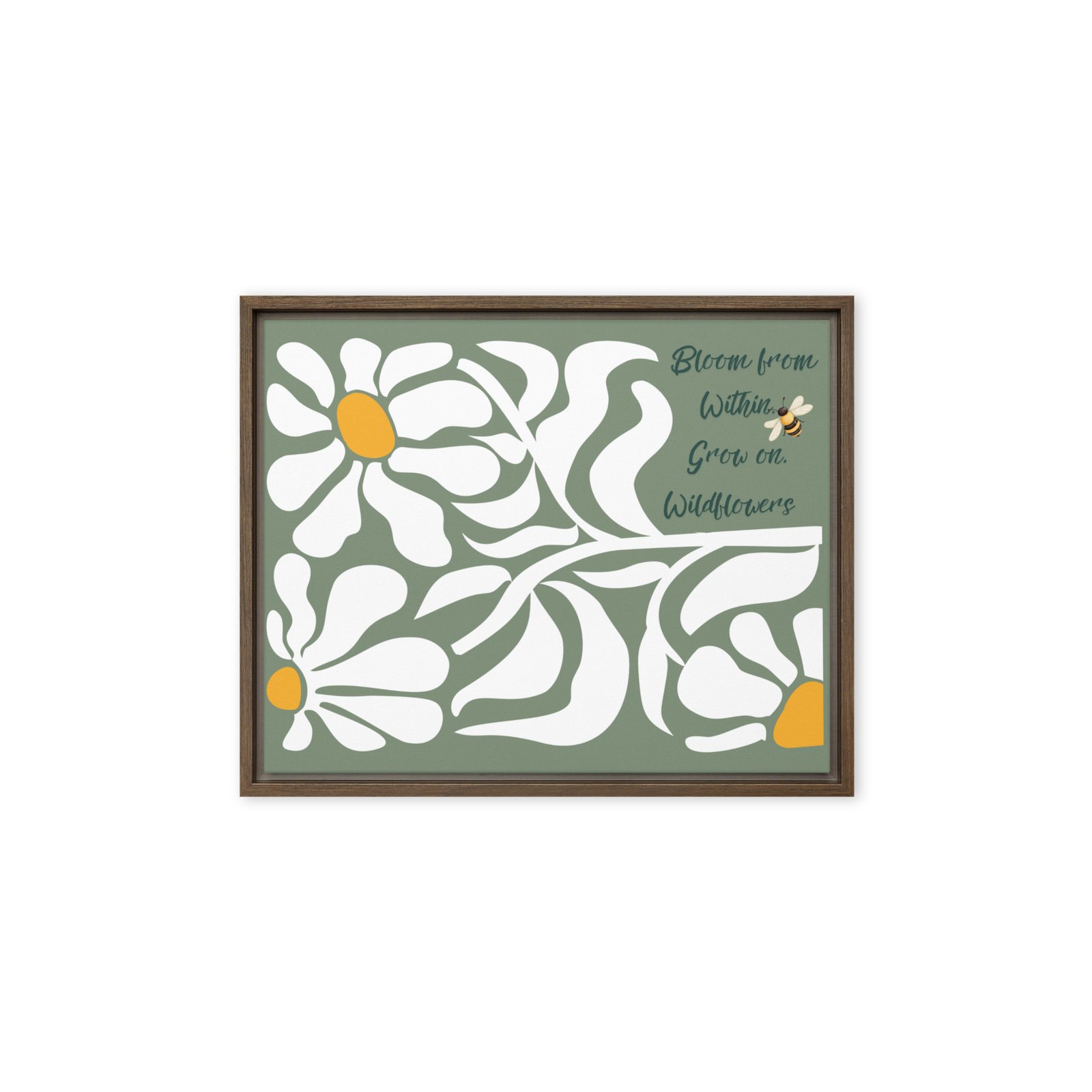 Floral Bible Verse - Wall Art