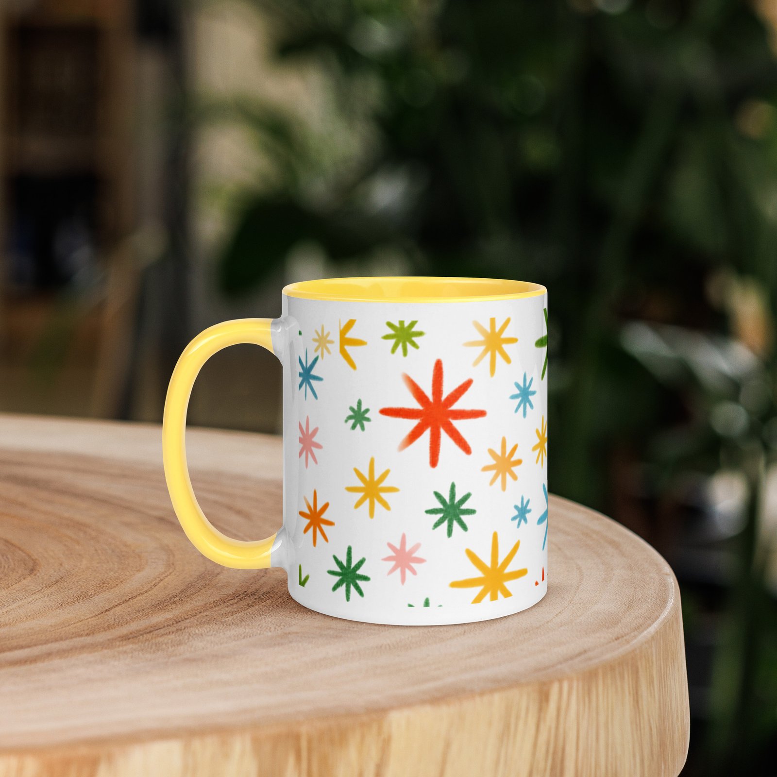 Colorful Illustrated Starry Mug - Image 2