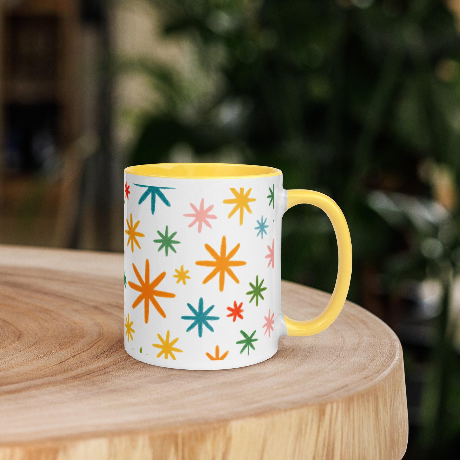 Colorful Illustrated Starry Mug - Image 3